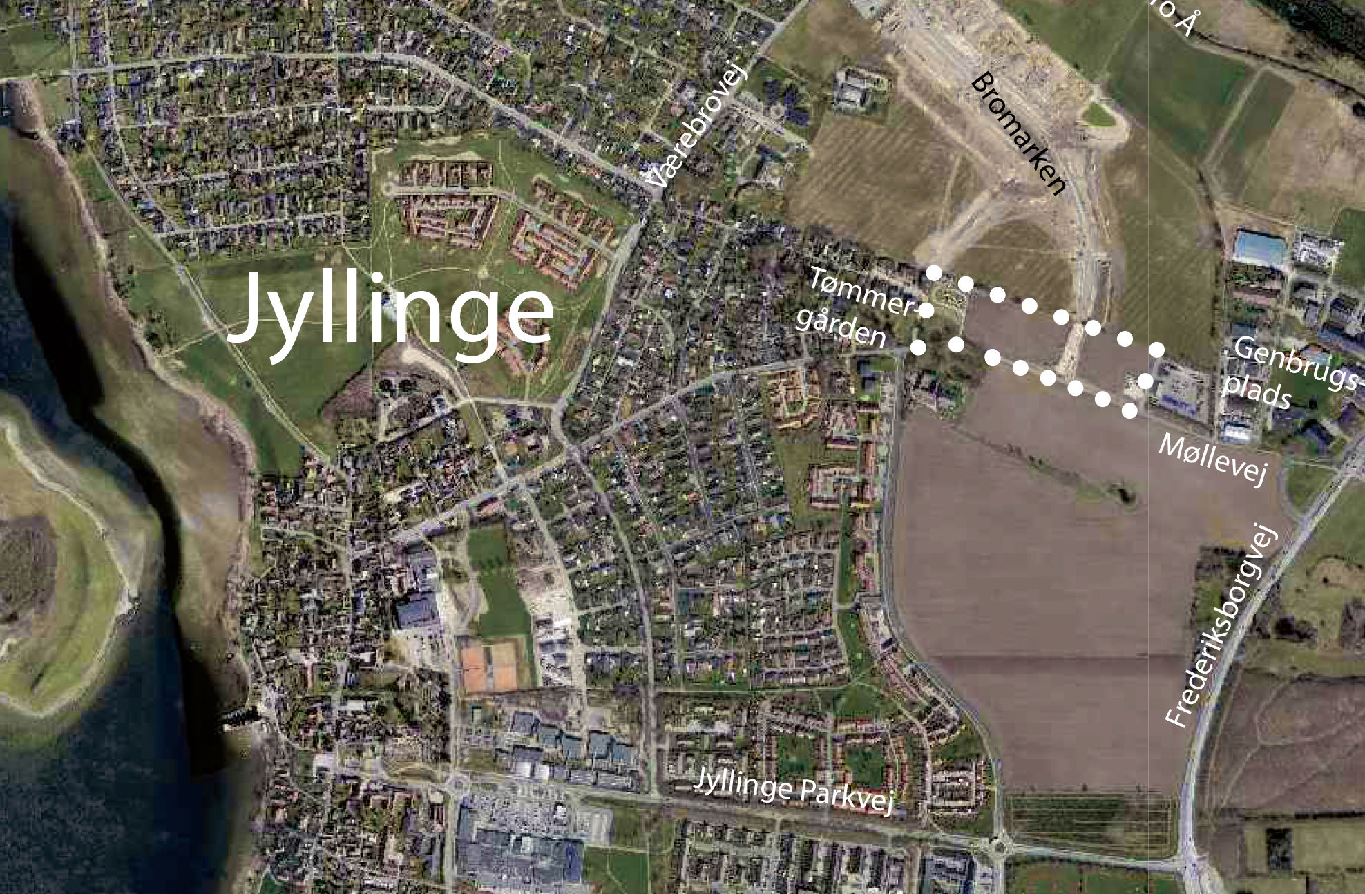 Kort over lokalplan 689