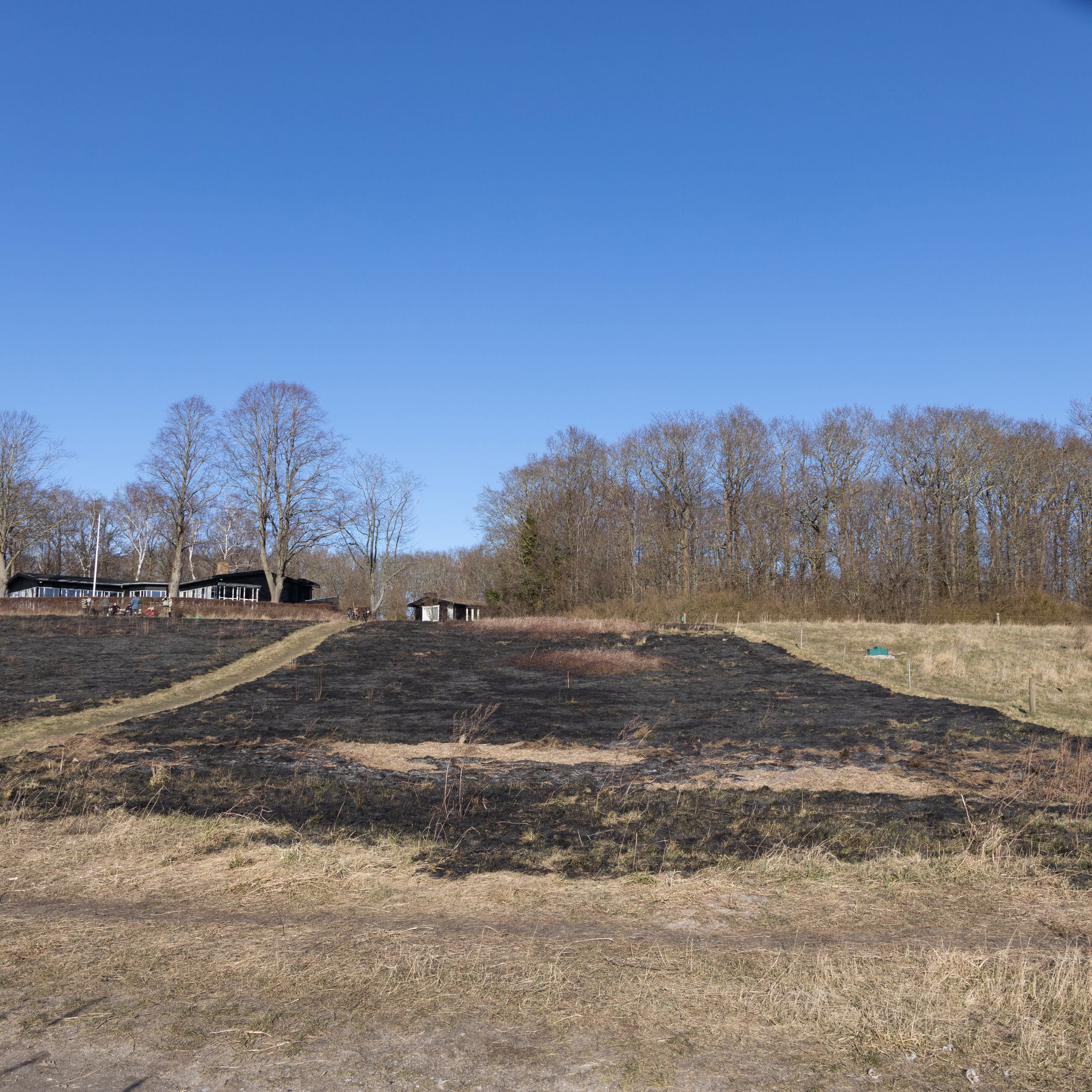 Efter afbrænding.