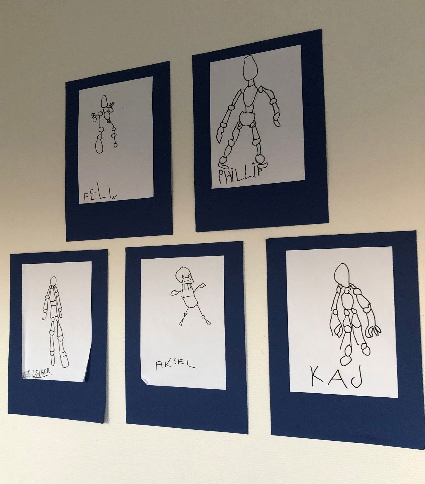 Tegninger af skeletter