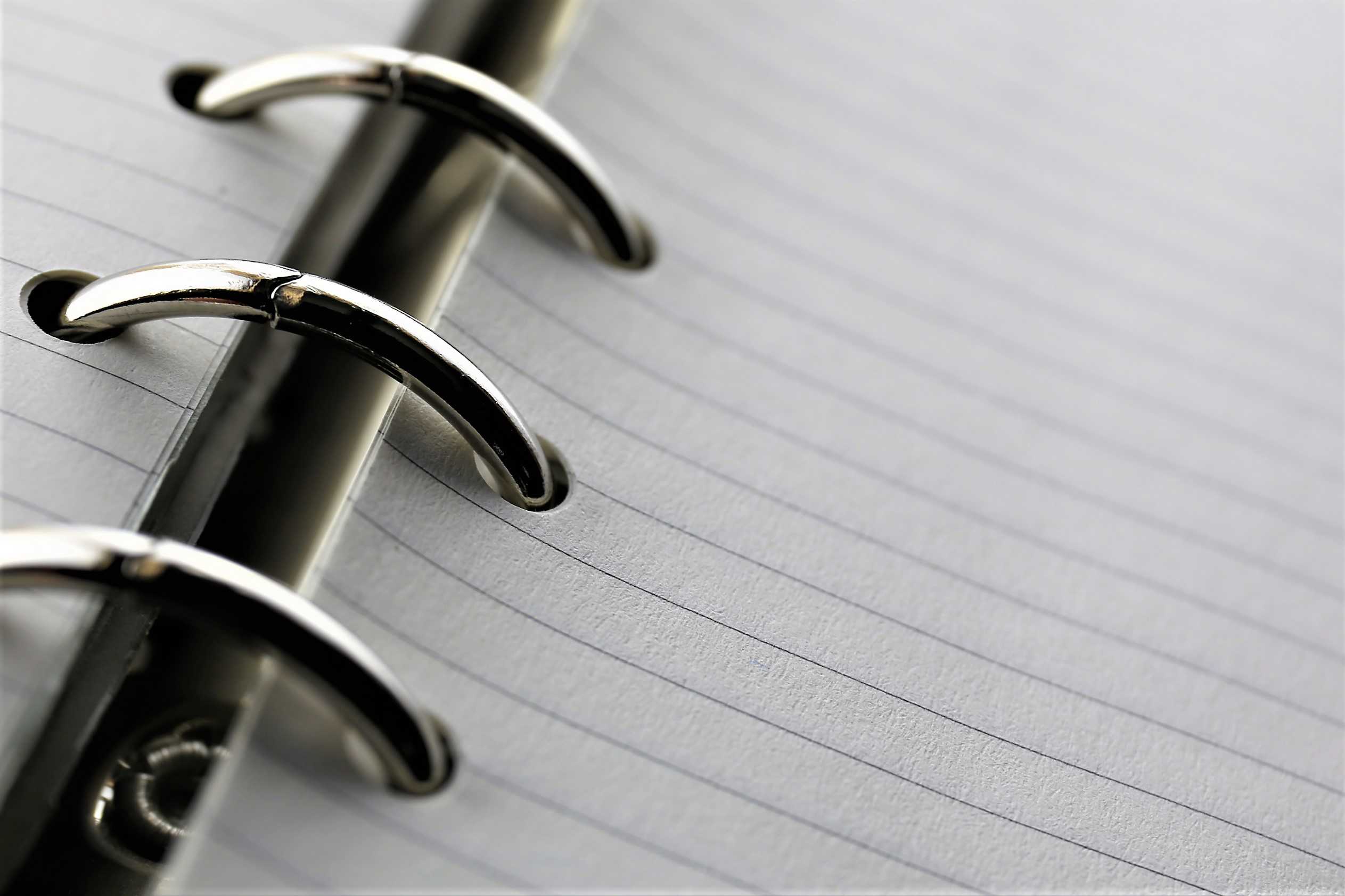 Noteblok med dokumentation