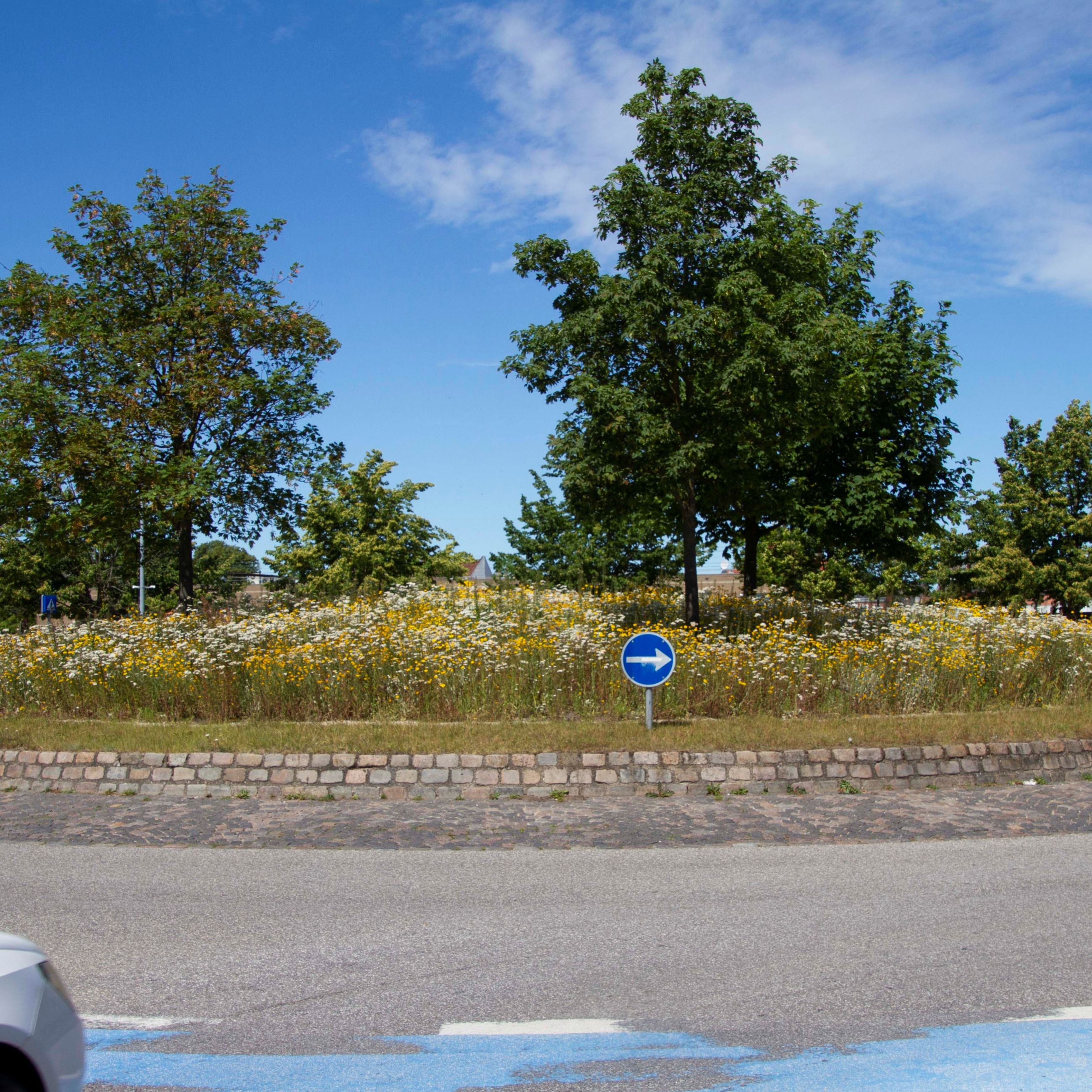 Rundkørslen ved Roskilde Station.