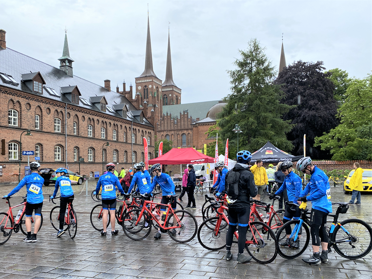 Roskilde Ungdomsskole forberedte sig til turen til Paris ved blandt andet at deltage i Stjerneløbet 
