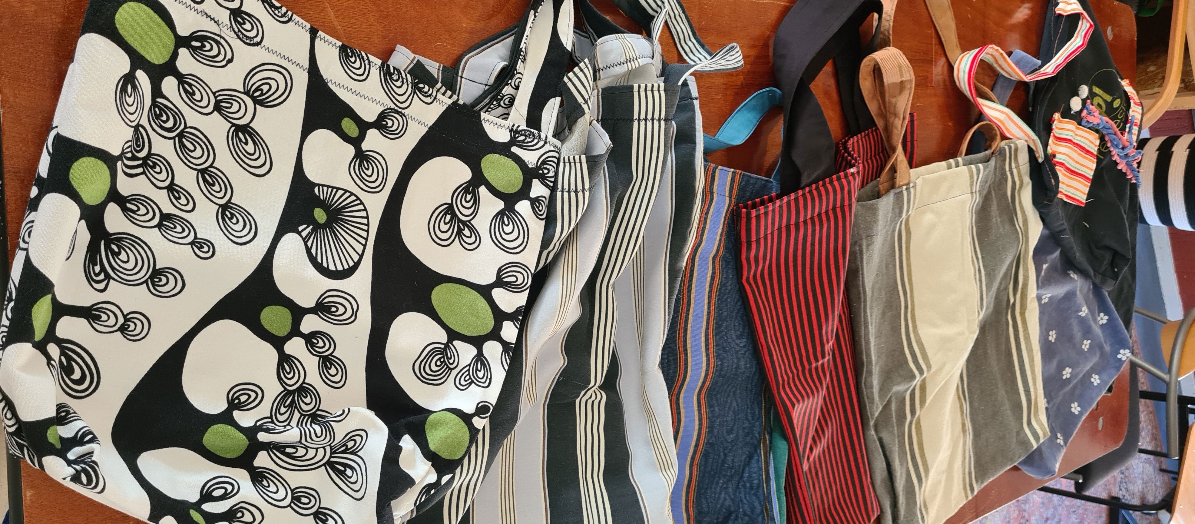 Muleposer på et bord