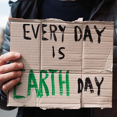 "Every day is earth day"