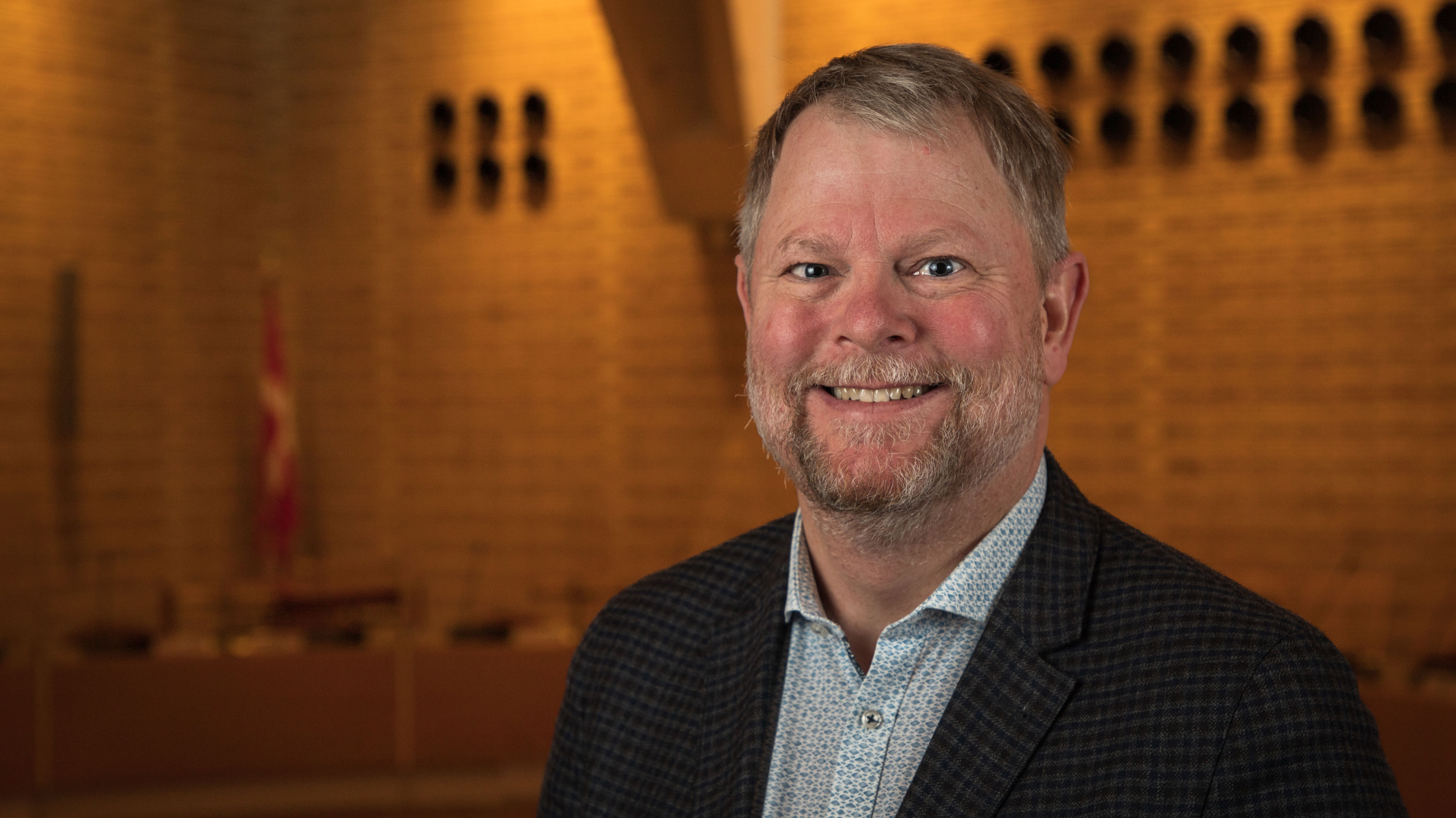 Borgmester Tomas Breddam i Byrådssalen