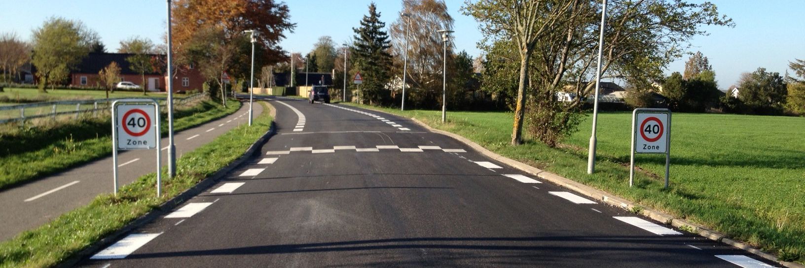 40 km/t zone i Assendløse