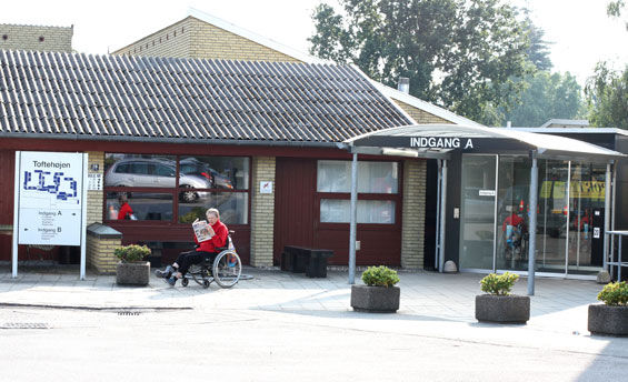 Indgang til Toftehøjen.